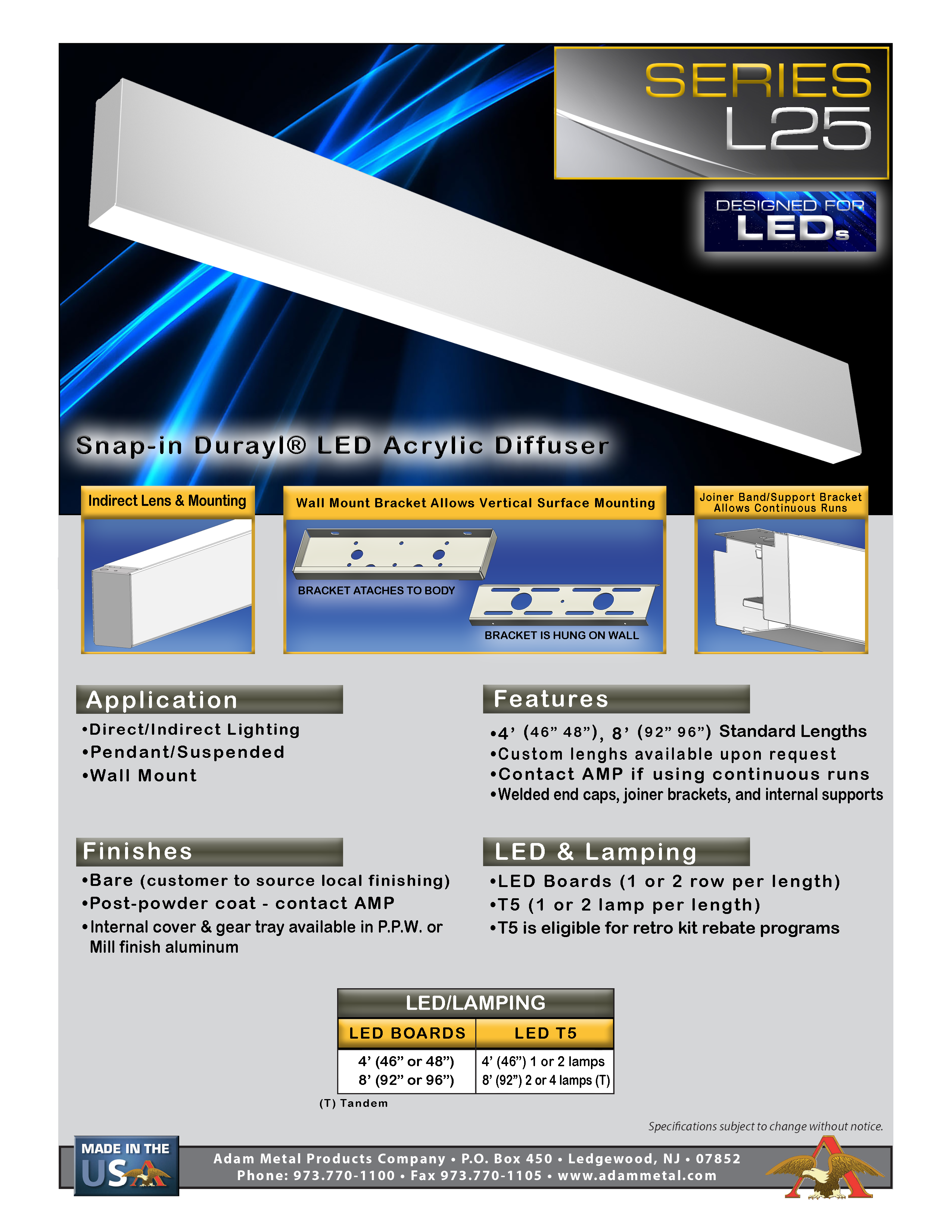 L25 LED Product Sheet