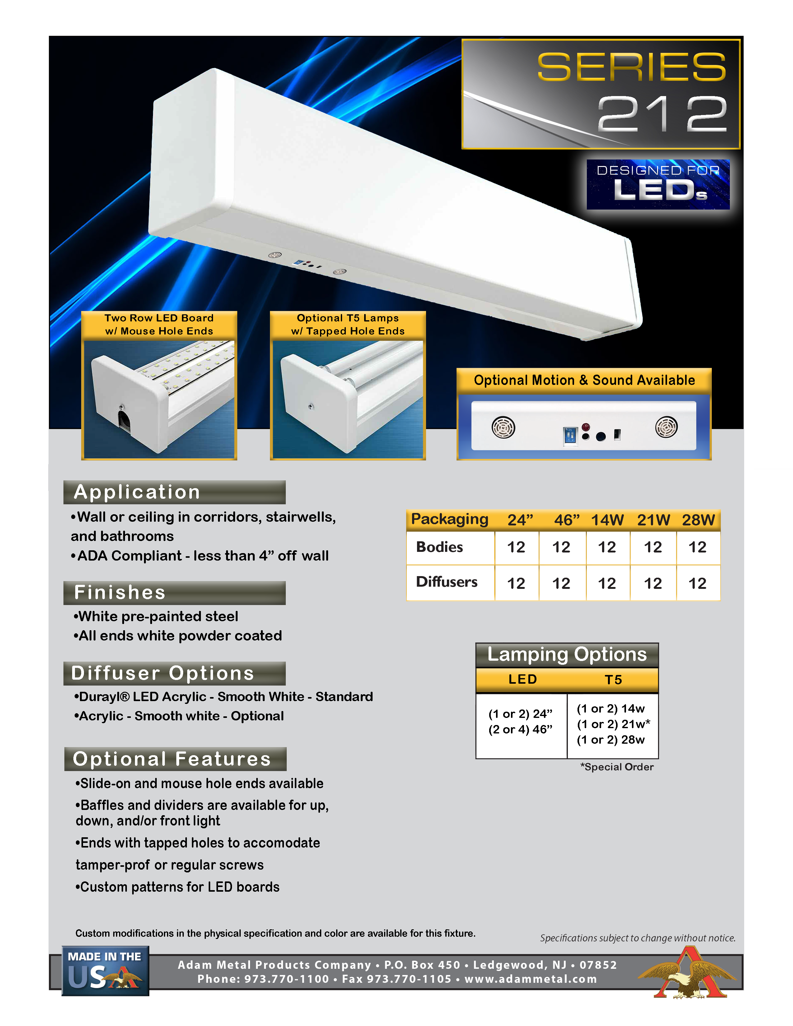 212 LED Product Sheet